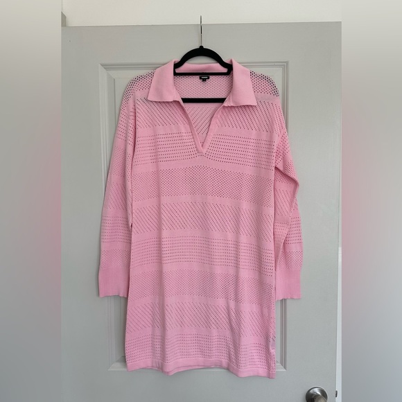Monrow Pink Knit Top - Picture 1 of 3